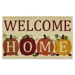 Fall>Kirklands Home Welcome Home Pumpkin Doormat, 18x30 in.