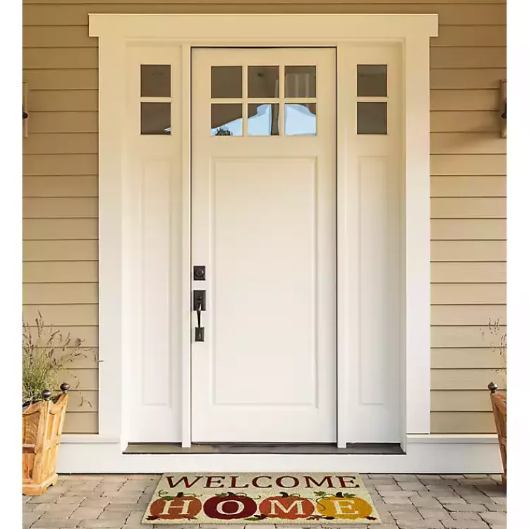 Fall>Kirklands Home Welcome Home Pumpkin Doormat, 18x30 in.