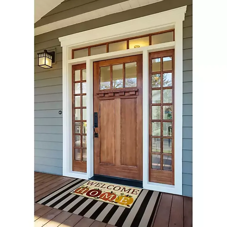 Fall>Kirklands Home Welcome Home Pumpkin Doormat, 18x30 in.