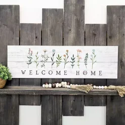 Kirklands Home Welcome Home Wall Plaque New