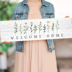 Kirklands Home Welcome Home Wall Plaque New