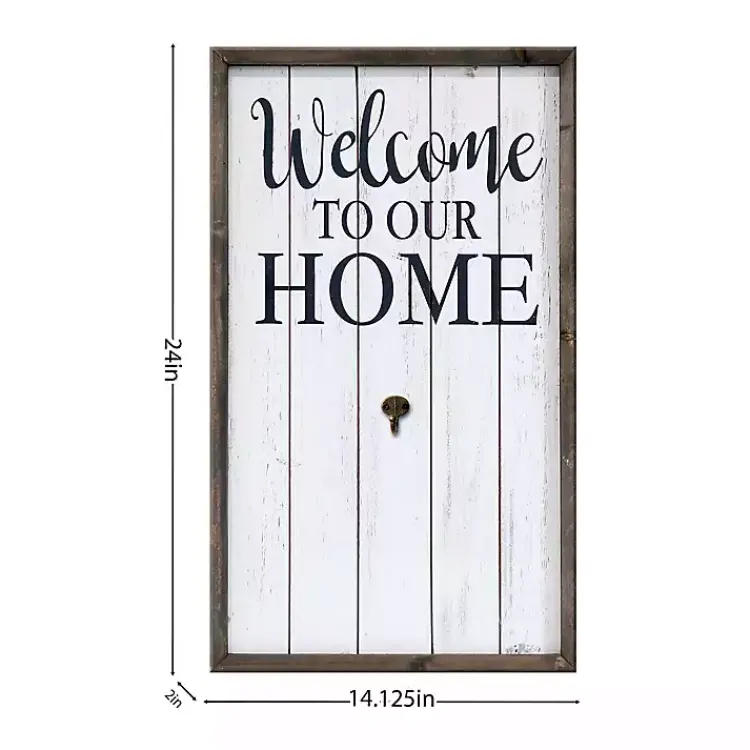 Kirklands Home Welcome Interchangeable Wreath Wall Plaque Outlet