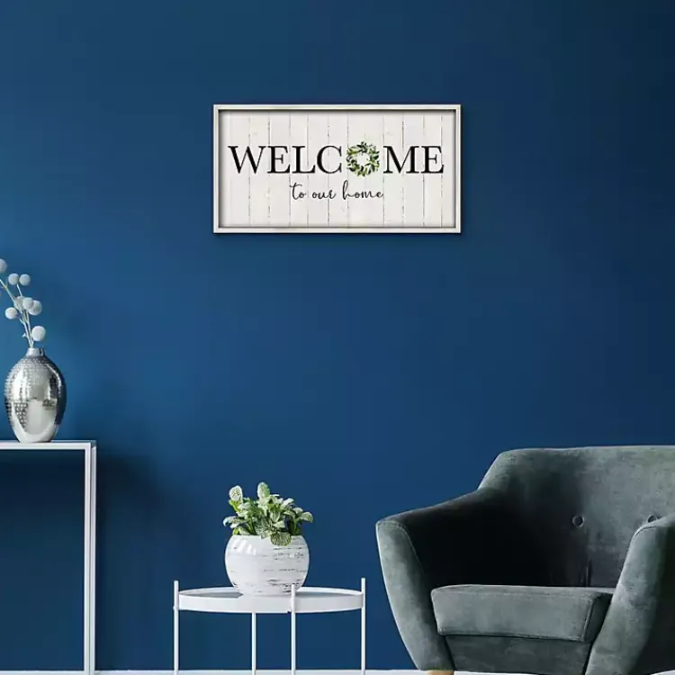 Kirklands Home Welcome To Our Home Wreath Wall Plaque Outlet