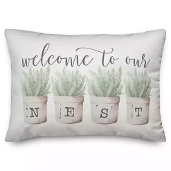 Pillows>Kirklands Home Welcome To Our Nest Pillow