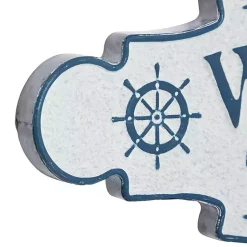 Kirklands Home Welcome To The Beach Metal Wall Plaque