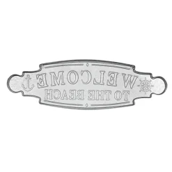 Kirklands Home Welcome To The Beach Metal Wall Plaque
