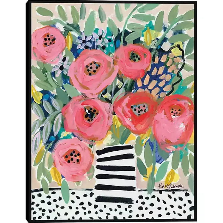 Kirklands Home Welcome to the Party Framed Canvas Art Print Discount