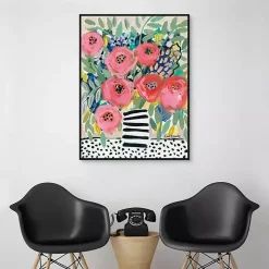 Kirklands Home Welcome to the Party Framed Canvas Art Print Discount