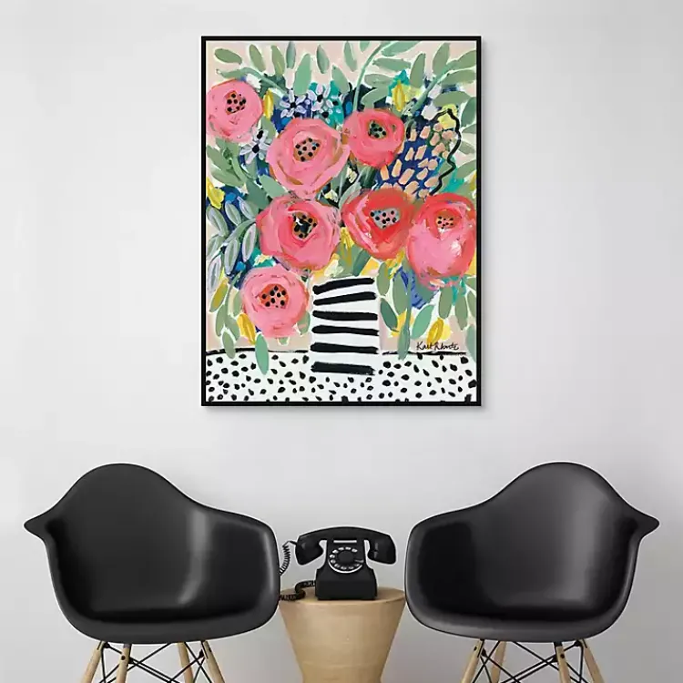 Kirklands Home Welcome to the Party Framed Canvas Art Print Discount