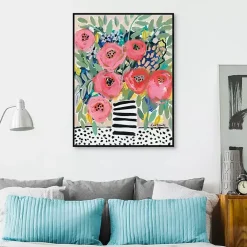 Kirklands Home Welcome to the Party Framed Canvas Art Print Discount