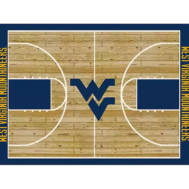 Kirklands Home West Virginia University Courtside Area Rug, 4x6
