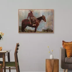 Kirklands Home Western Moment Framed Canvas Art Print Online
