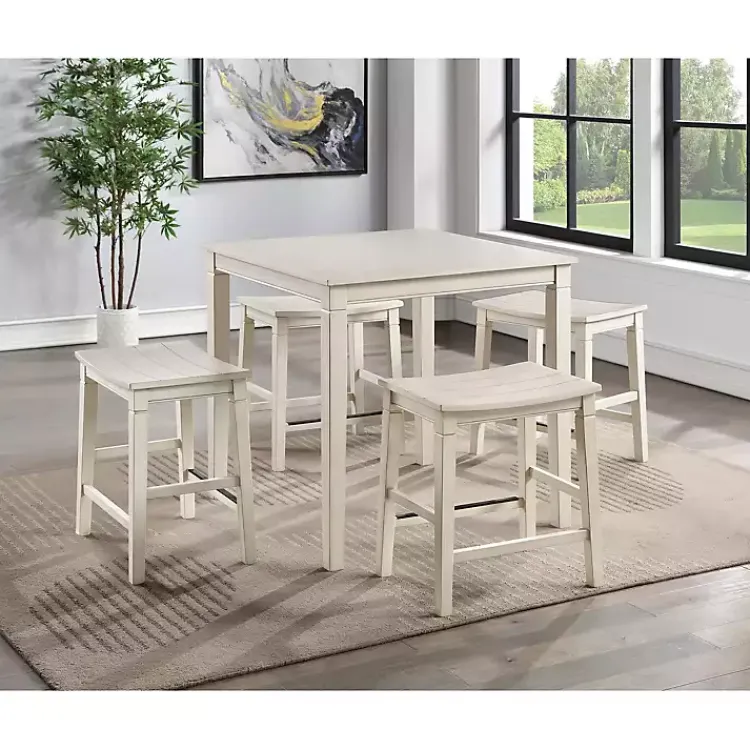 Kirklands Home Westlake Cream 5-pc. Dining Set Ivory Discount