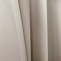 Kirklands Home Wheat Back Tab Blackout Curtain Panel Set, 84 in. Tan Clearance