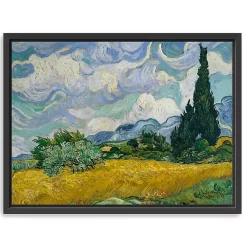 Kirklands Home Wheat Field with Cypresses Canvas Print, 26x20 in. Online
