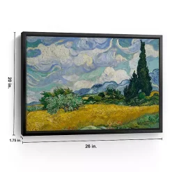 Kirklands Home Wheat Field with Cypresses Canvas Print, 26x20 in. Online