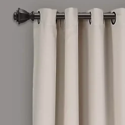 Kirklands Home Wheat Lush Insulated Curtain Panel Set, 84 in. Brown Outlet