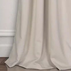 Kirklands Home Wheat Lush Insulated Curtain Panel Set, 108 in. Tan Outlet