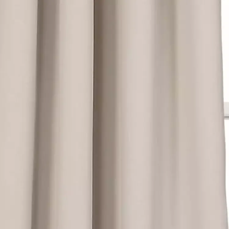 Kirklands Home Wheat Lush Insulated Curtain Panel Set, 120 in. Tan Outlet