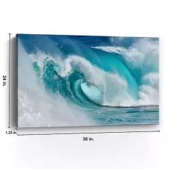 Kirklands Home When the Ocean Turns into Canvas Art Print Blue