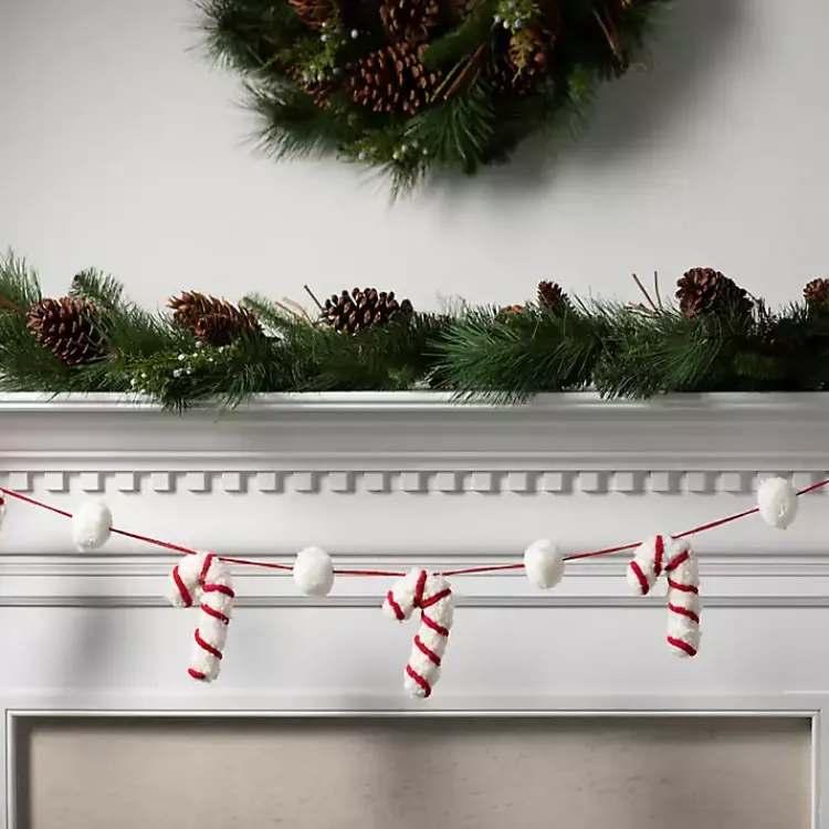 Christmas Tree Decorations>Kirklands Home Whimsical Candy Cane Garland