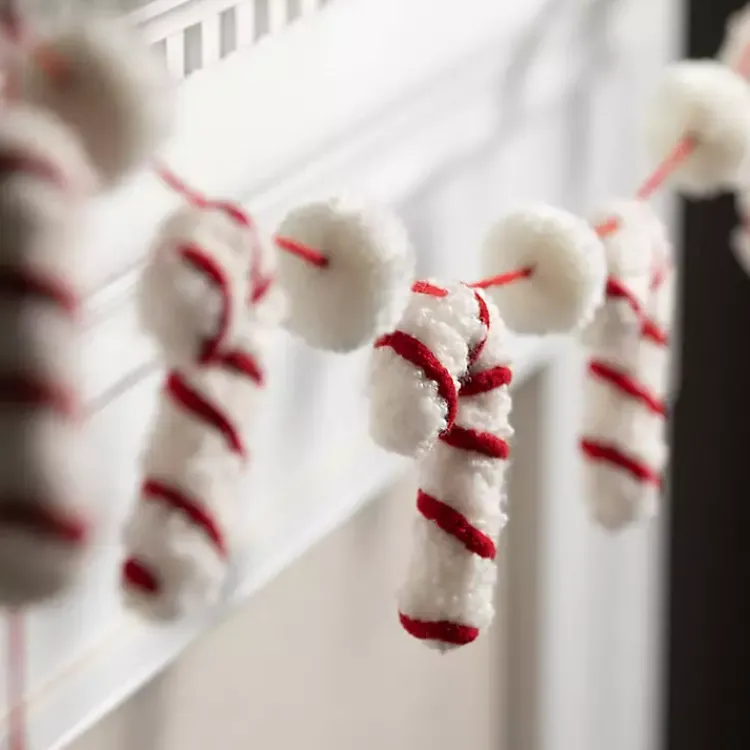 Christmas Tree Decorations>Kirklands Home Whimsical Candy Cane Garland