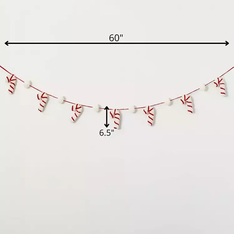 Christmas Tree Decorations>Kirklands Home Whimsical Candy Cane Garland