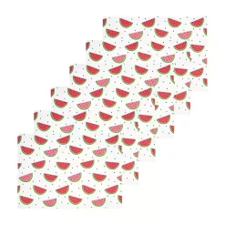 Kirklands Home Whimsical Watermelon Placemats, Set of 6 Sale