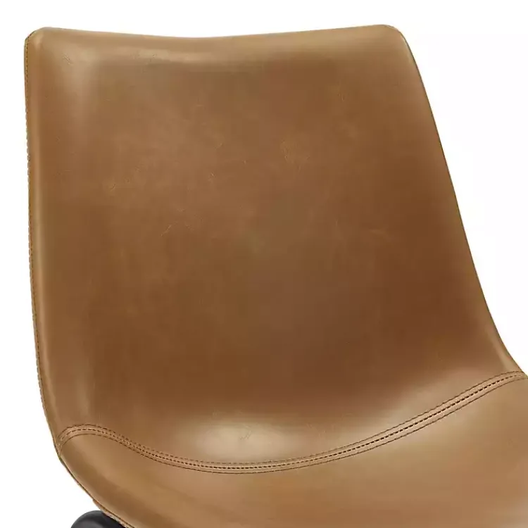Kirklands Home Whiskey Faux Leather Counter Stools, Set of 2 Brown Discount