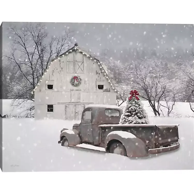 Christmas Art & Wall Decor>Kirklands Home Whisper of Christmas Canvas Art Print, 22x28