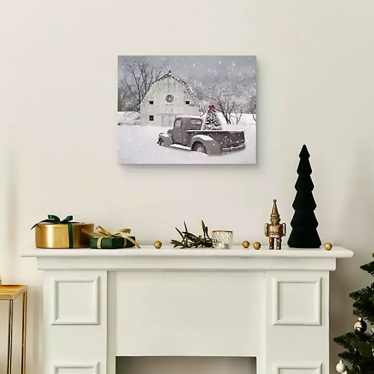 Christmas Art & Wall Decor>Kirklands Home Whisper of Christmas Canvas Art Print, 22x28