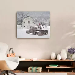 Christmas Art & Wall Decor>Kirklands Home Whisper of Christmas Canvas Art Print, 24x30 White