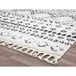 Kirklands Home Whisper White Moon Accent Rug, 2x8