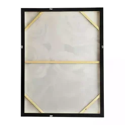 Kirklands Home White & Gray Garden Flowers Framed Canvas Print Discount