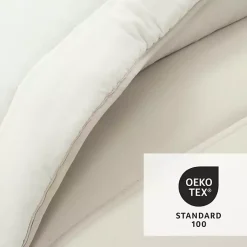 Kirklands Home White & Tan Reversible 3-pc. King Comforter Set Hot