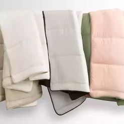 Kirklands Home White & Tan Reversible 3-pc. King Comforter Set Hot