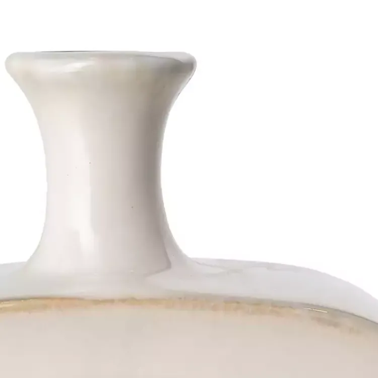Vases>Kirklands Home White & Turquoise Ceramic Cut-Out Vase, 18 in.