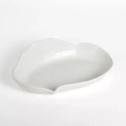 Decorative Bowls & Jars>Kirklands Home Abstract Ceramic Bowl White