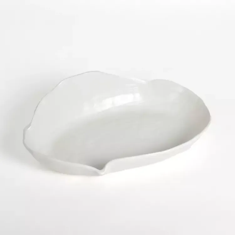 Decorative Bowls & Jars>Kirklands Home Abstract Ceramic Bowl White