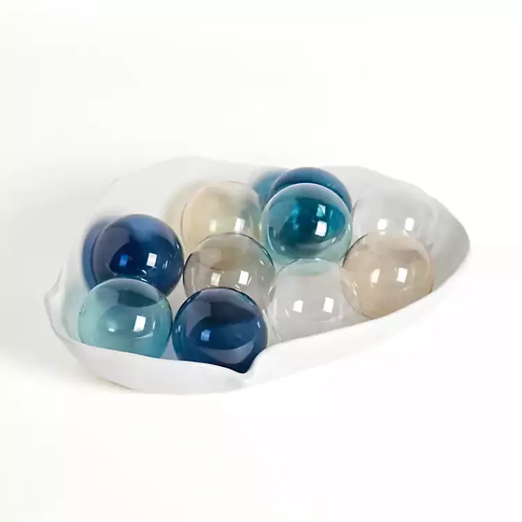 Decorative Bowls & Jars>Kirklands Home Abstract Ceramic Bowl White