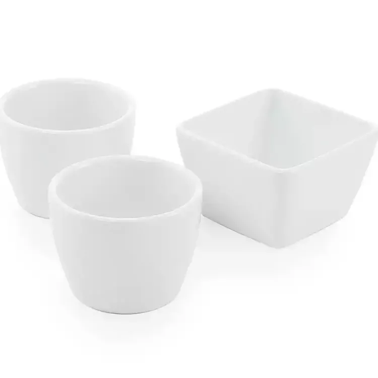 Kirklands Home White Acacia Wood Base 4-pc. Tidbit Dish Set Discount