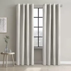 Kirklands Home Alpine Blackout Curtain Panel, 108 in. White Sale