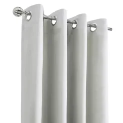 Kirklands Home Alpine Blackout Curtain Panel, 108 in. White Sale