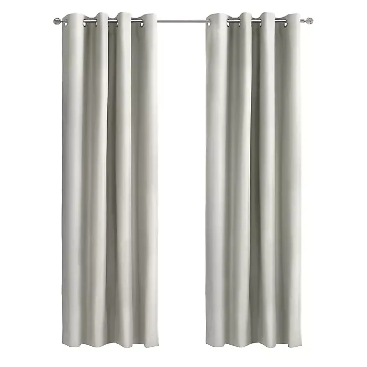 Kirklands Home Alpine Blackout Curtain Panel, 95 in. White Discount