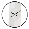 Kirklands Home White and Black Carved Open Wall Clock Discount