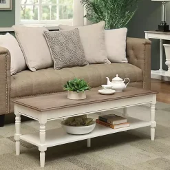 Kirklands Home and Natural Davis Coffee Table White