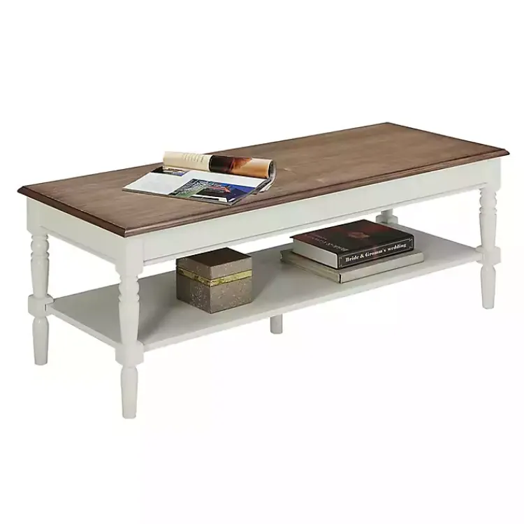 Kirklands Home and Natural Davis Coffee Table White