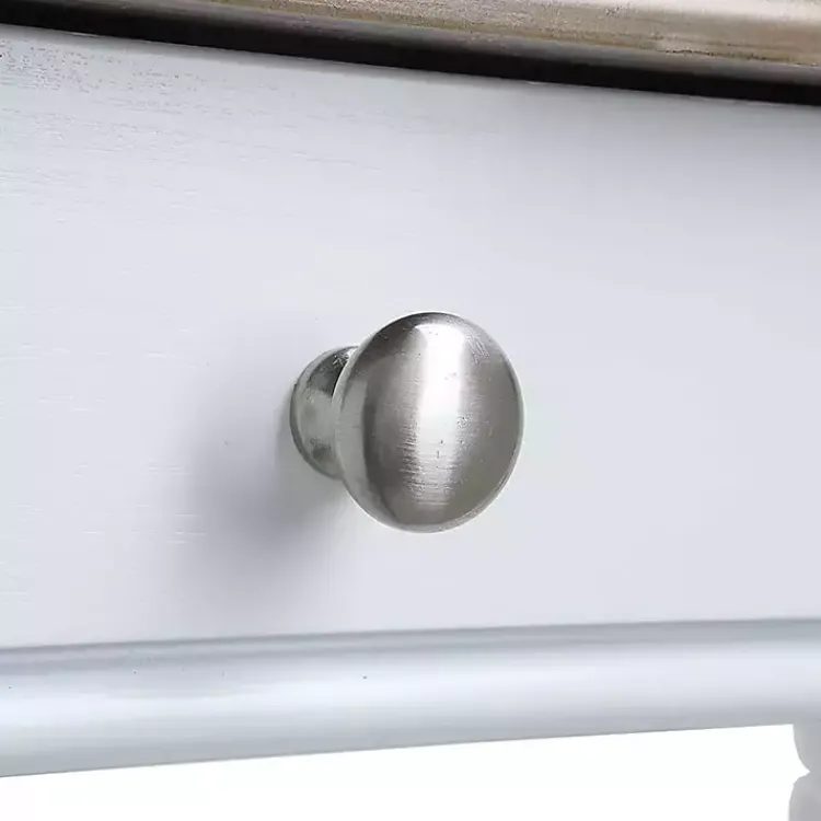 Kirklands Home and Natural Davis Console Table White Discount