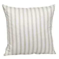 Pillows>Kirklands Home White and Tan Dotted Stripes Pillow