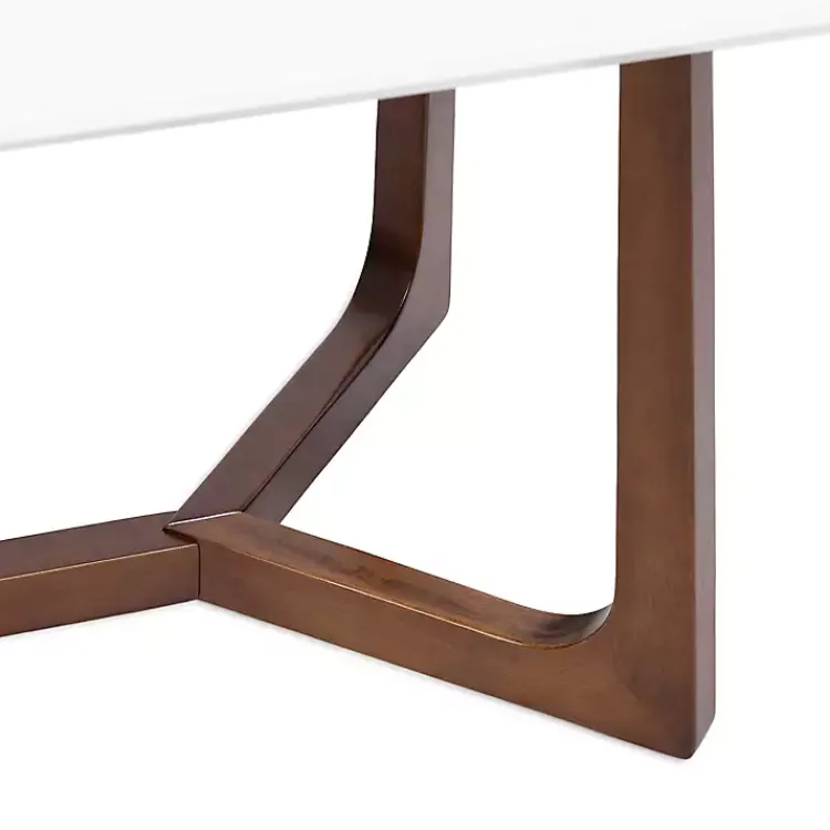 Kirklands Home and Walnut Olivia Coffee Table White Best